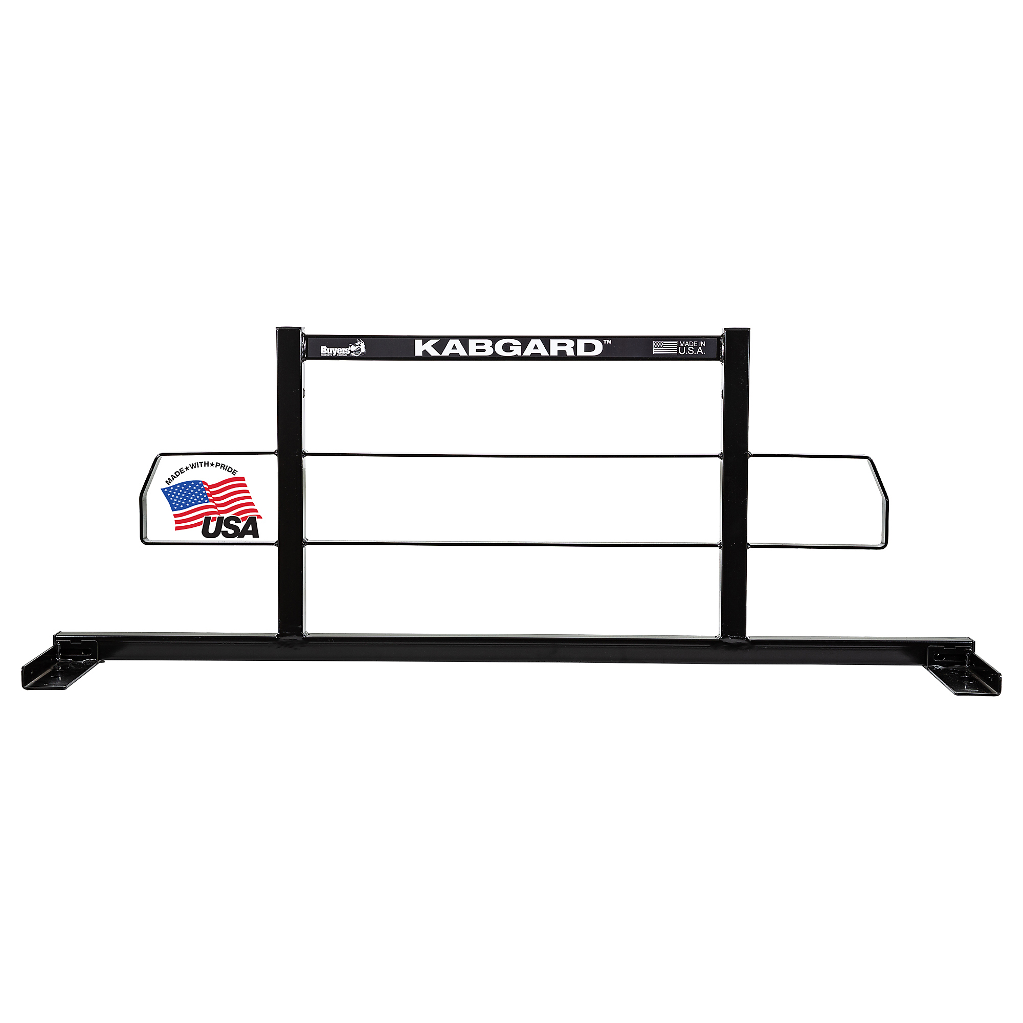 Buyers Products, 71in. KabgardPickup Truck Headache Rack w/ Mounting Brackets, Color Black, Finish Powder-Coat, Material Carbon Steel, Model# 85204